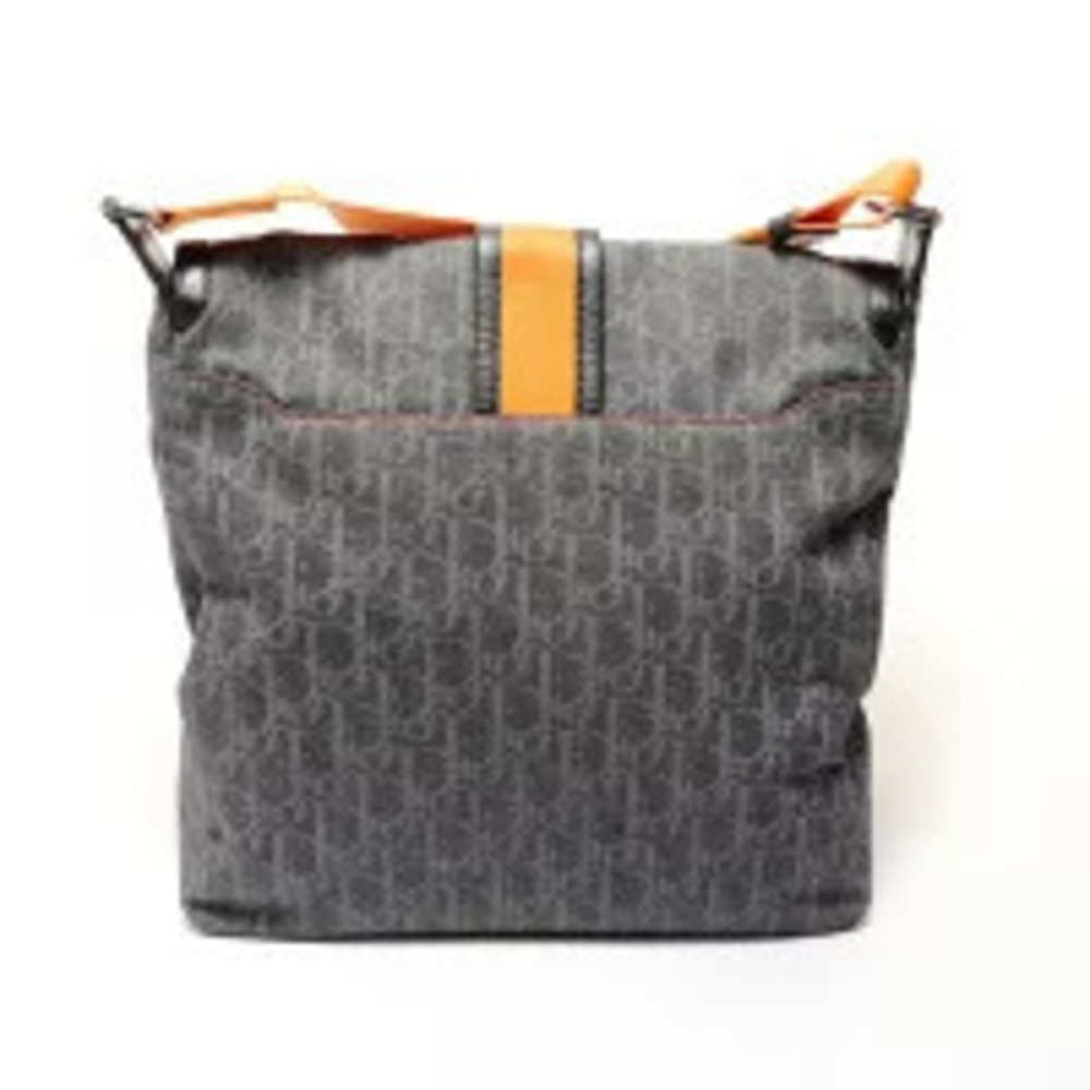 Christian Dior Flight Trotter Shoulder Bag Navy Blue